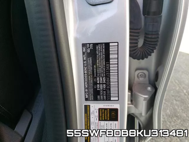 55SWF8DB8KU313481 фото 2