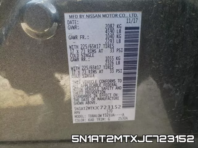 5N1AT2MTXJC723152 фото 2