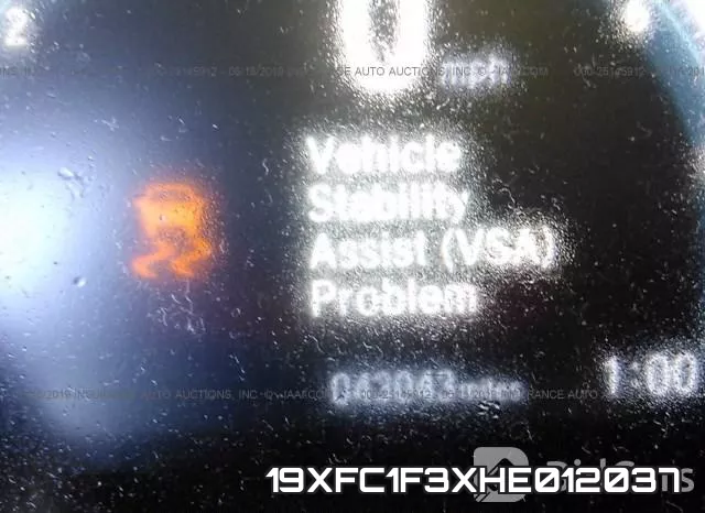 19XFC1F3XHE012037 фото 8