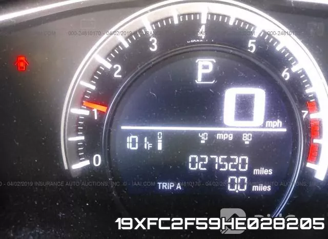 19XFC2F59HE028205 фото 8