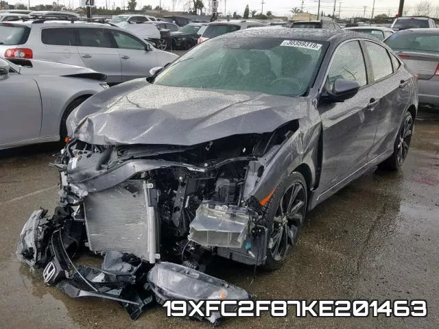 19XFC2F87KE201463 фото 3
