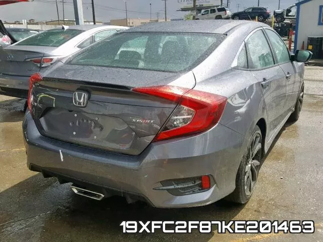 19XFC2F87KE201463 фото 5