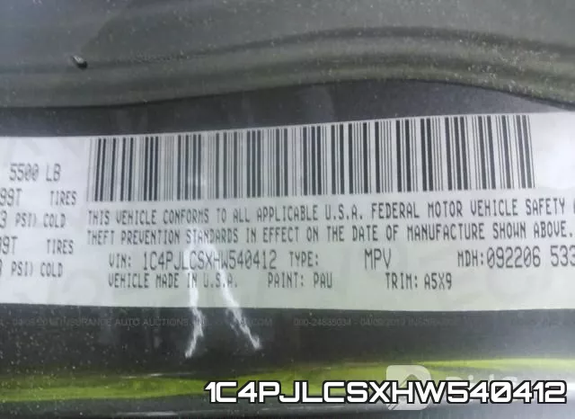 1C4PJLCSXHW540412 фото 10