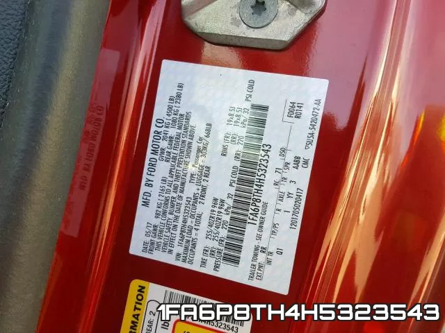 1FA6P8TH4H5323543 фото 2