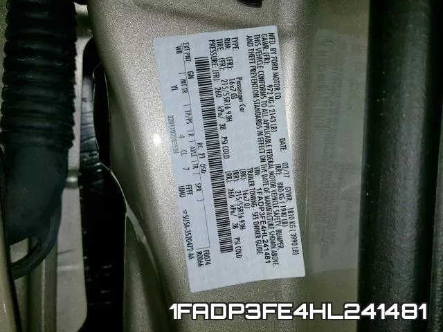 1FADP3FE4HL241481 фото 2