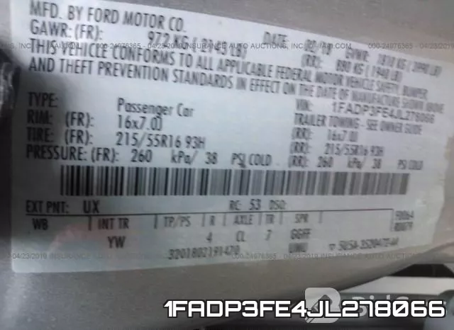 1FADP3FE4JL278066 фото 10