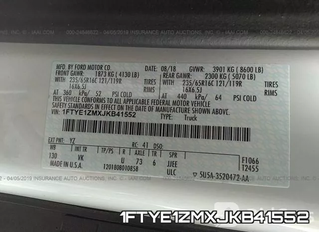 1FTYE1ZMXJKB41552 фото 10