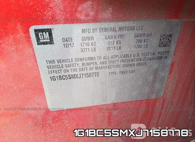 1G1BC5SMXJ7158778 фото 10