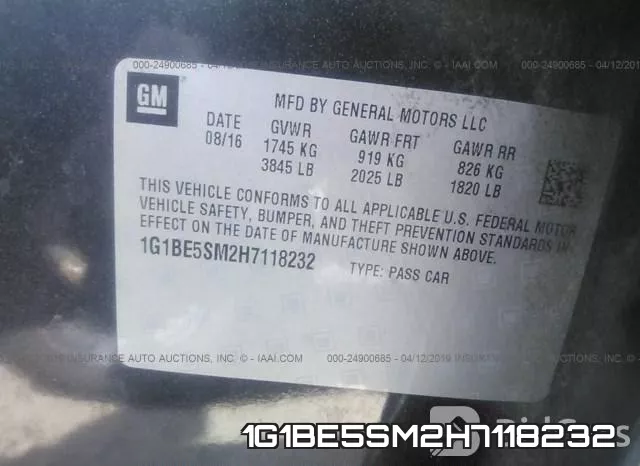 1G1BE5SM2H7118232 фото 10