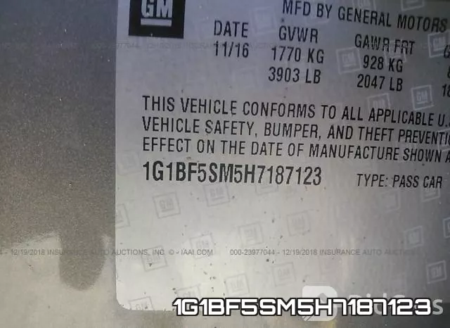 1G1BF5SM5H7187123 фото 10