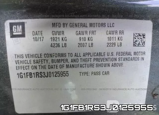 1G1FB1RS3J0125955 фото 10