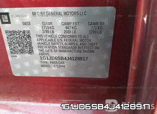 1G1JD6SB4J4128917 фото 10