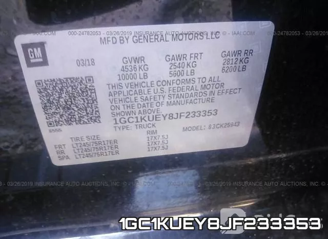 1GC1KUEY8JF233353 фото 10