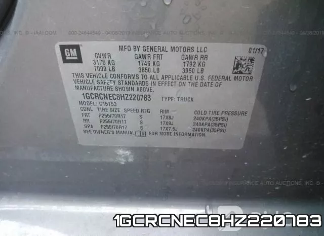 1GCRCNEC8HZ220783 фото 10