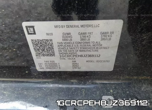 1GCRCPEH8JZ369112 фото 10