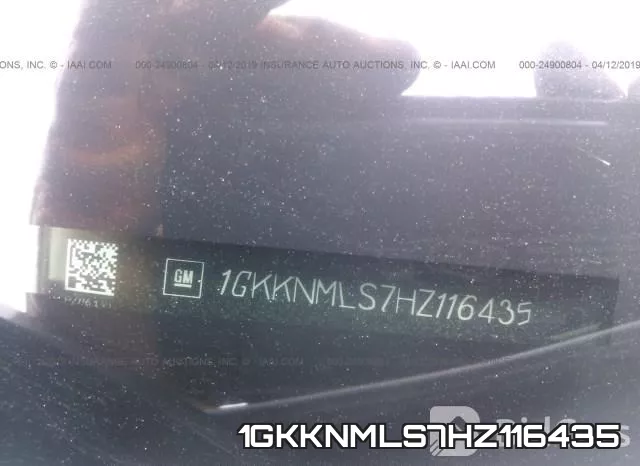 1GKKNMLS7HZ116435 фото 10