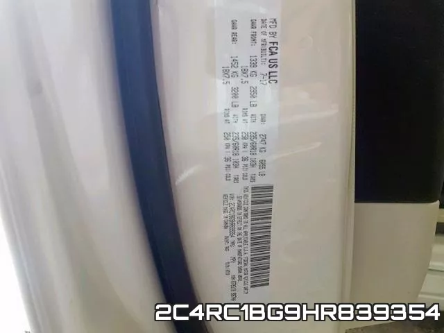 2C4RC1BG9HR839354 фото 2