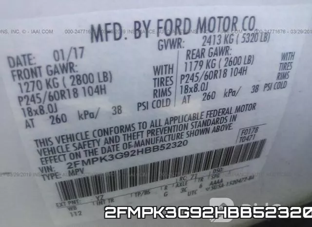 2FMPK3G92HBB52320 фото 10
