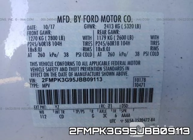 2FMPK3G95JBB09113 фото 10
