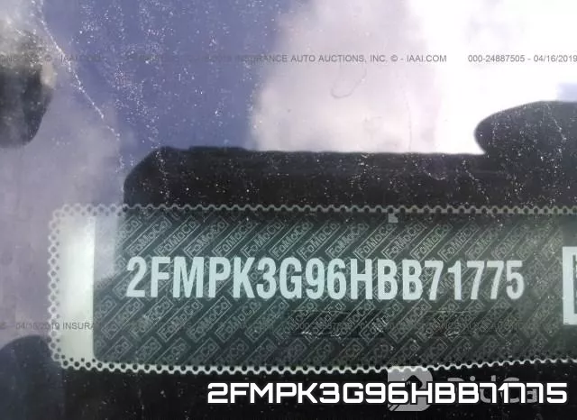 2FMPK3G96HBB71775 фото 10