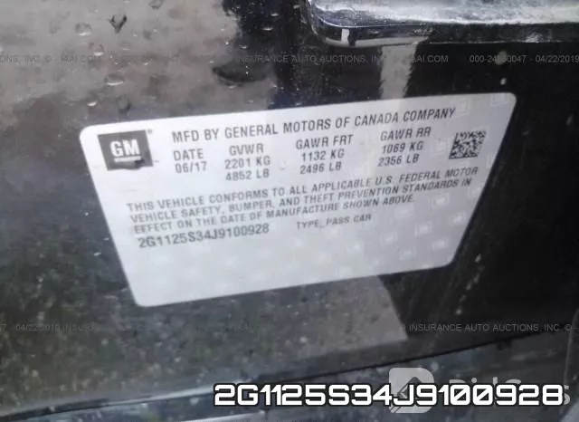 2G1125S34J9100928 фото 9