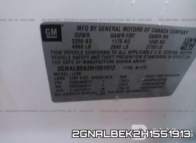 2GNALBEK2H1551913 фото 10