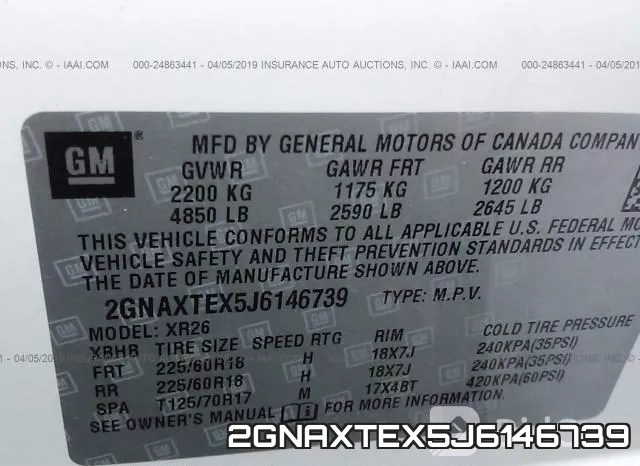 2GNAXTEX5J6146739 фото 10
