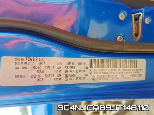 3C4NJCAB9JT148110 фото 2