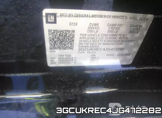 3GCUKREC4JG472282 фото 10