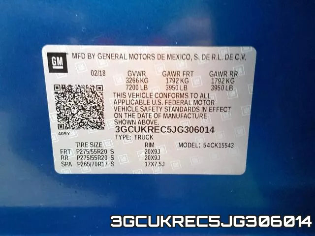 3GCUKREC5JG306014 фото 2