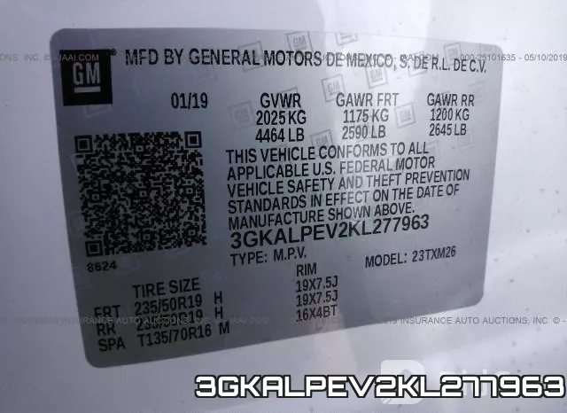 3GKALPEV2KL277963 фото 10