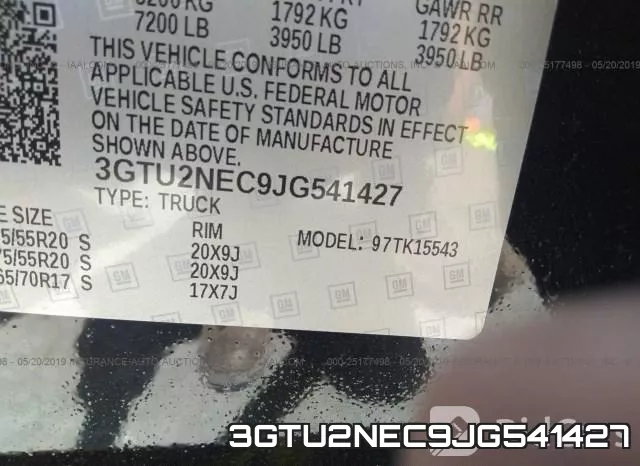 3GTU2NEC9JG541427 фото 10