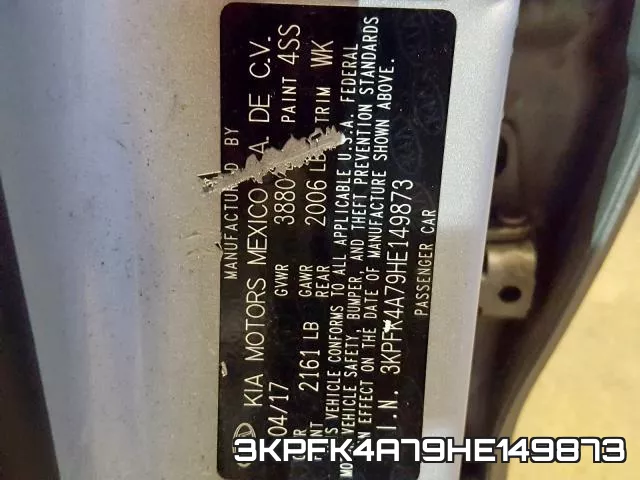 3KPFK4A79HE149873 фото 2