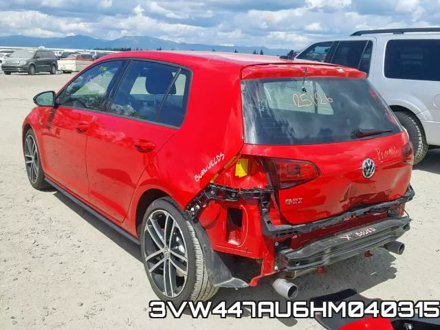 3VW447AU6HM040315 фото 4