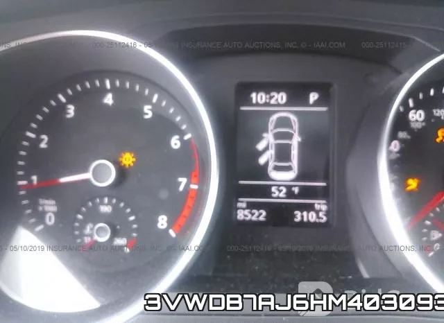 3VWDB7AJ6HM403093 фото 8