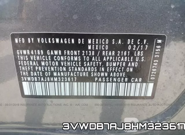 3VWDB7AJ8HM323617 фото 10