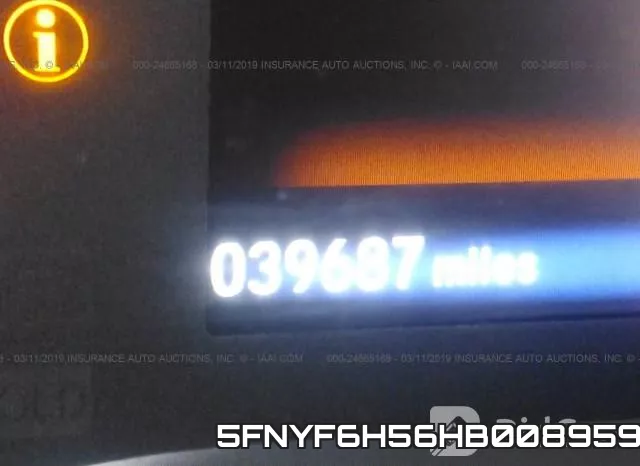 5FNYF6H56HB008959 фото 8