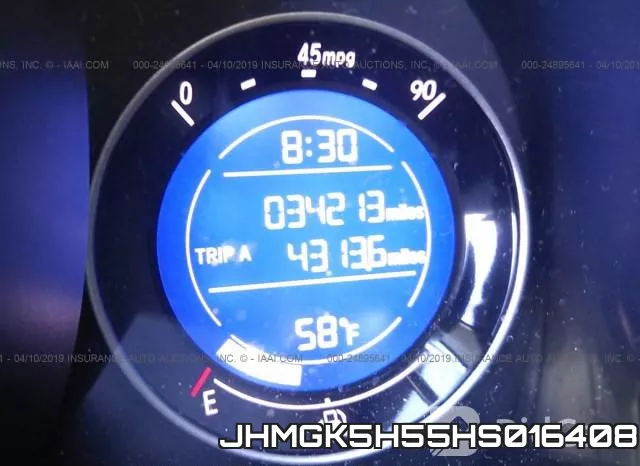 JHMGK5H55HS016408 фото 8