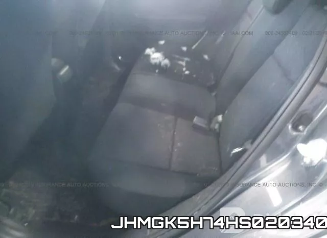 JHMGK5H74HS020340 фото 9