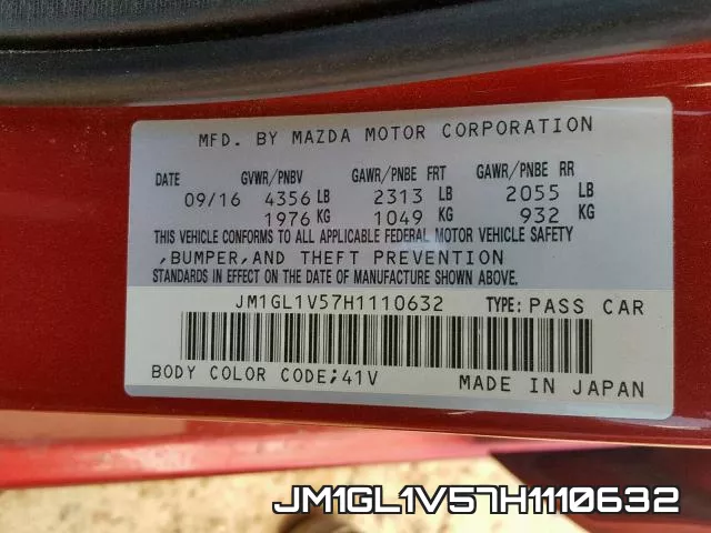 JM1GL1V57H1110632 фото 2