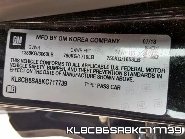 KL8CB6SA8KC717739 фото 2