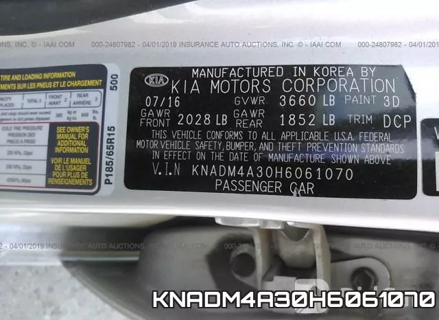 KNADM4A30H6061070 фото 10