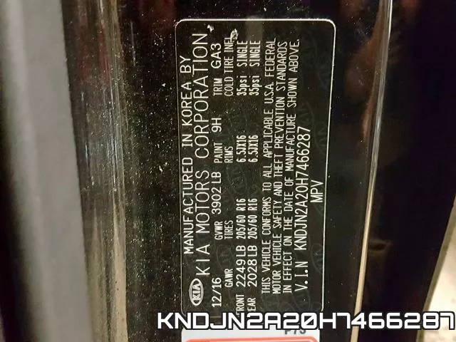 KNDJN2A20H7466287 фото 2