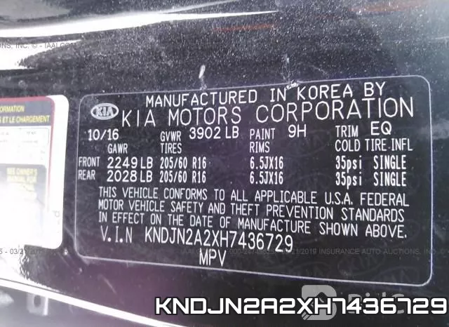 KNDJN2A2XH7436729 фото 10