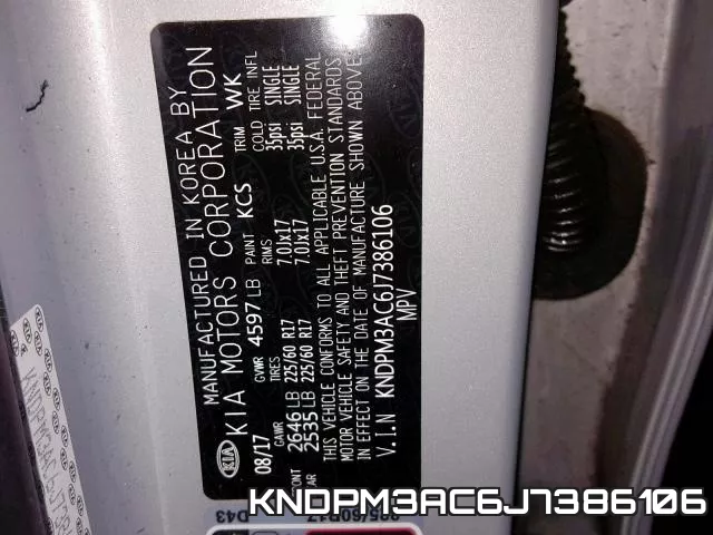 KNDPM3AC6J7386106 фото 2