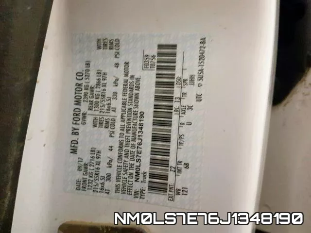 NM0LS7E76J1348190 фото 2