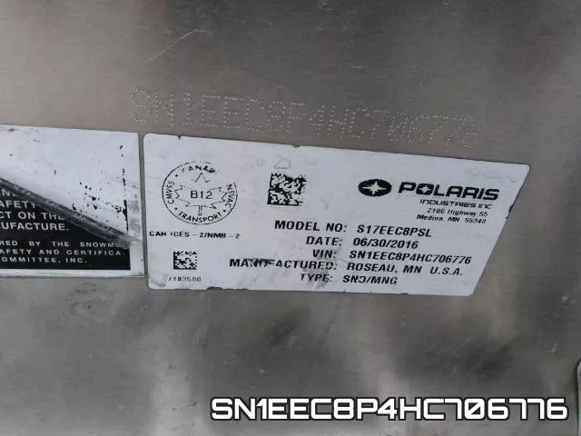 SN1EEC8P4HC706776 фото 2