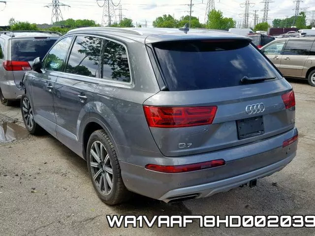 WA1VAAF78HD002039 фото 4