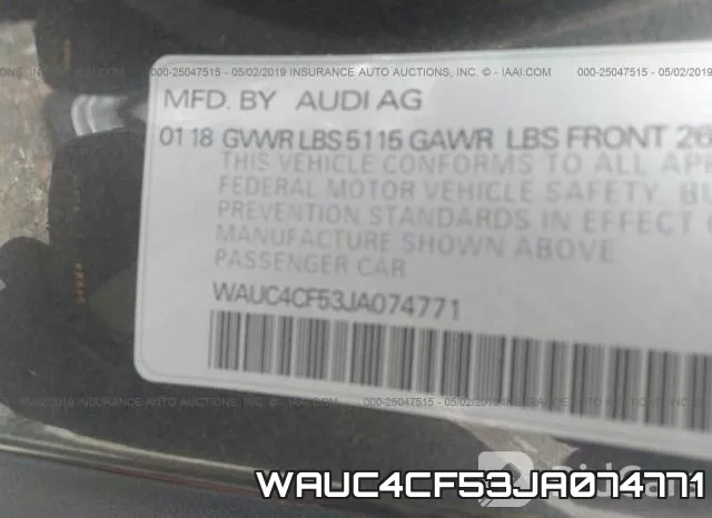 WAUC4CF53JA074771 фото 10