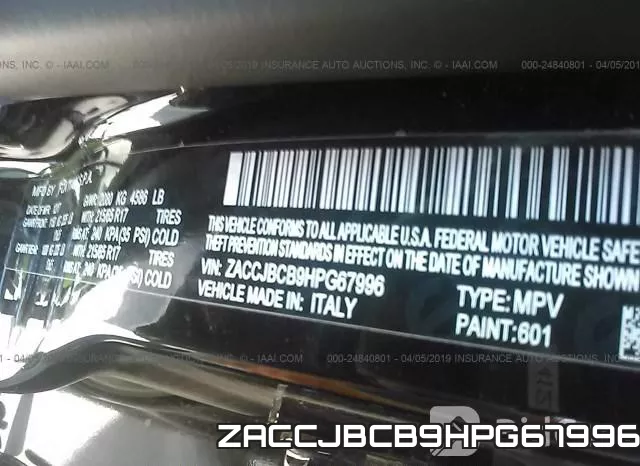ZACCJBCB9HPG67996 фото 10